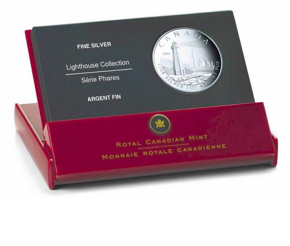 2005 Canada $20 Toronto Island Lighthouse Fine Silver (No Tax).