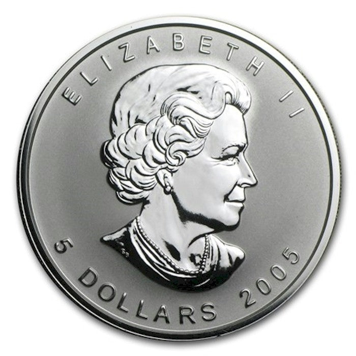 2005 Canada VE-Day Privy $5 Silver Maple Leaf (TAX Exempt)
