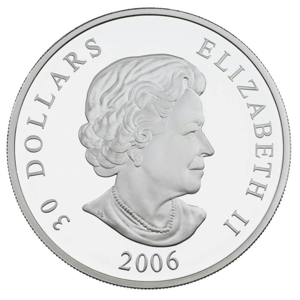 2006 Canada $30 National War Memorials - Beaumont-Hamel Sterling Silver