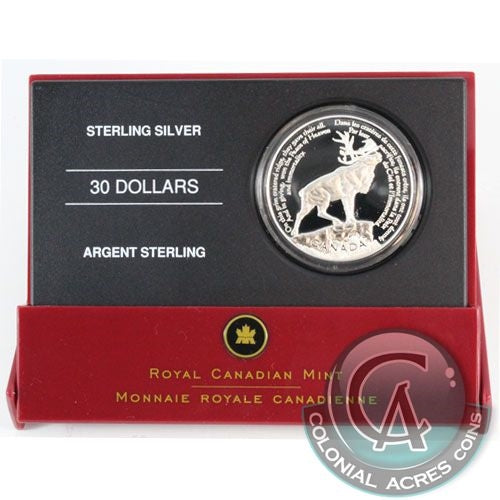 2006 Canada $30 National War Memorials - Beaumont-Hamel Sterling Silver