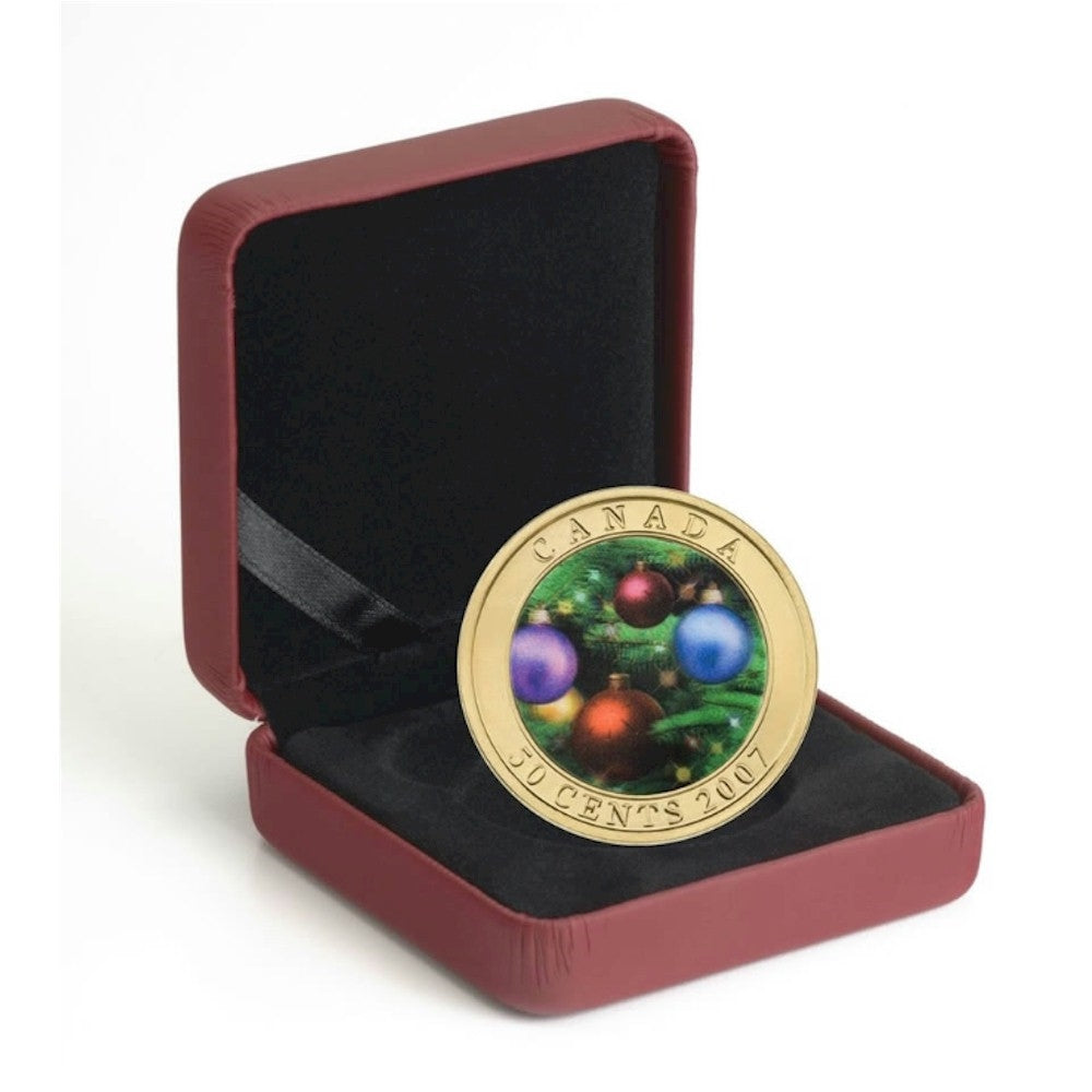 2007 Canada 50-cent Holiday Ornaments Lenticular Coin