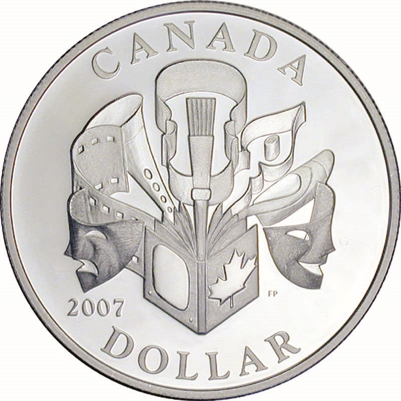 2007 Canada Celebration of the Arts SE Proof Sterling Silver Dollar