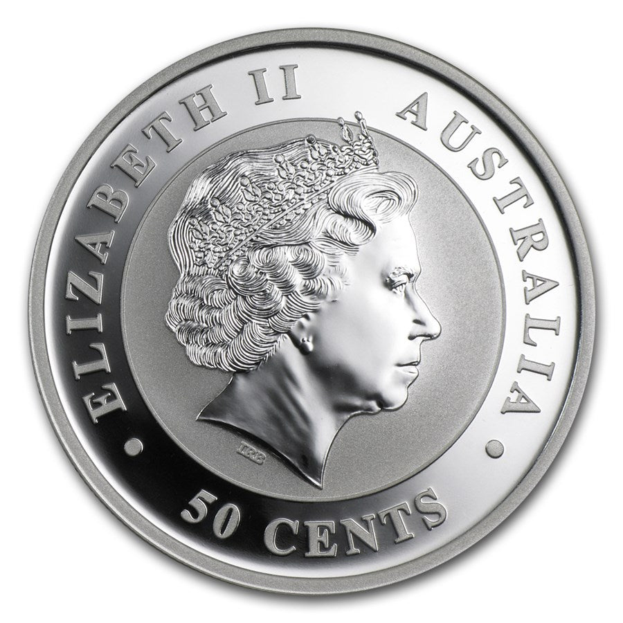 2012 Australia 50-cent Koala 1/2oz .999 Silver Coin (No Tax) Flaws