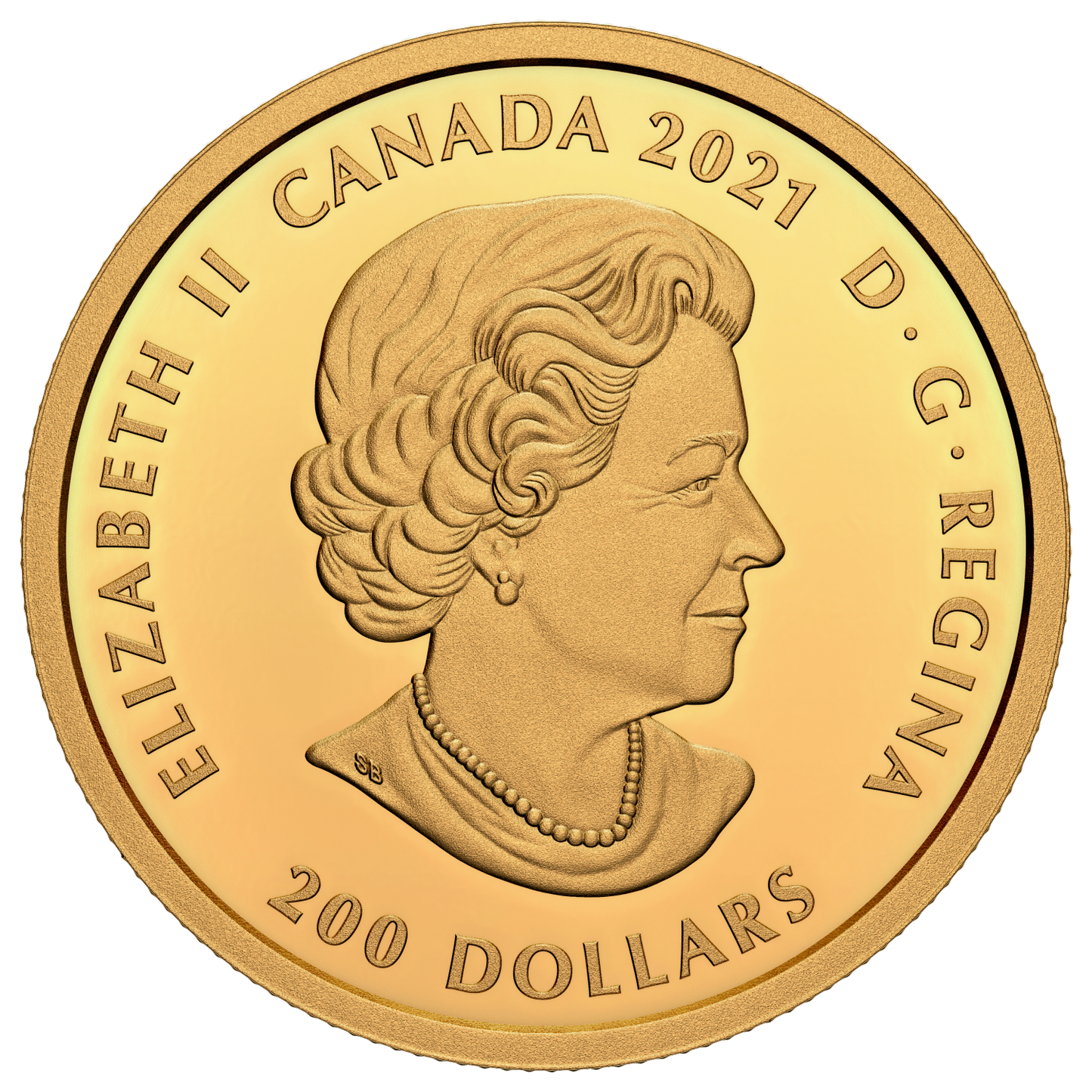 2021 Canada $200 125th Anniversary of the Klondike Gold Rush 1 oz. Pure Gold (No Tax)
