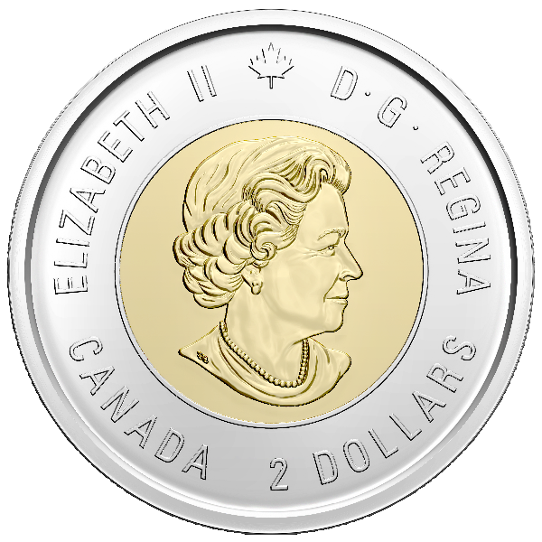 2021 Canada Two Dollar Coloured Discovery of Insulin Brilliant Uncirculated (MS63)