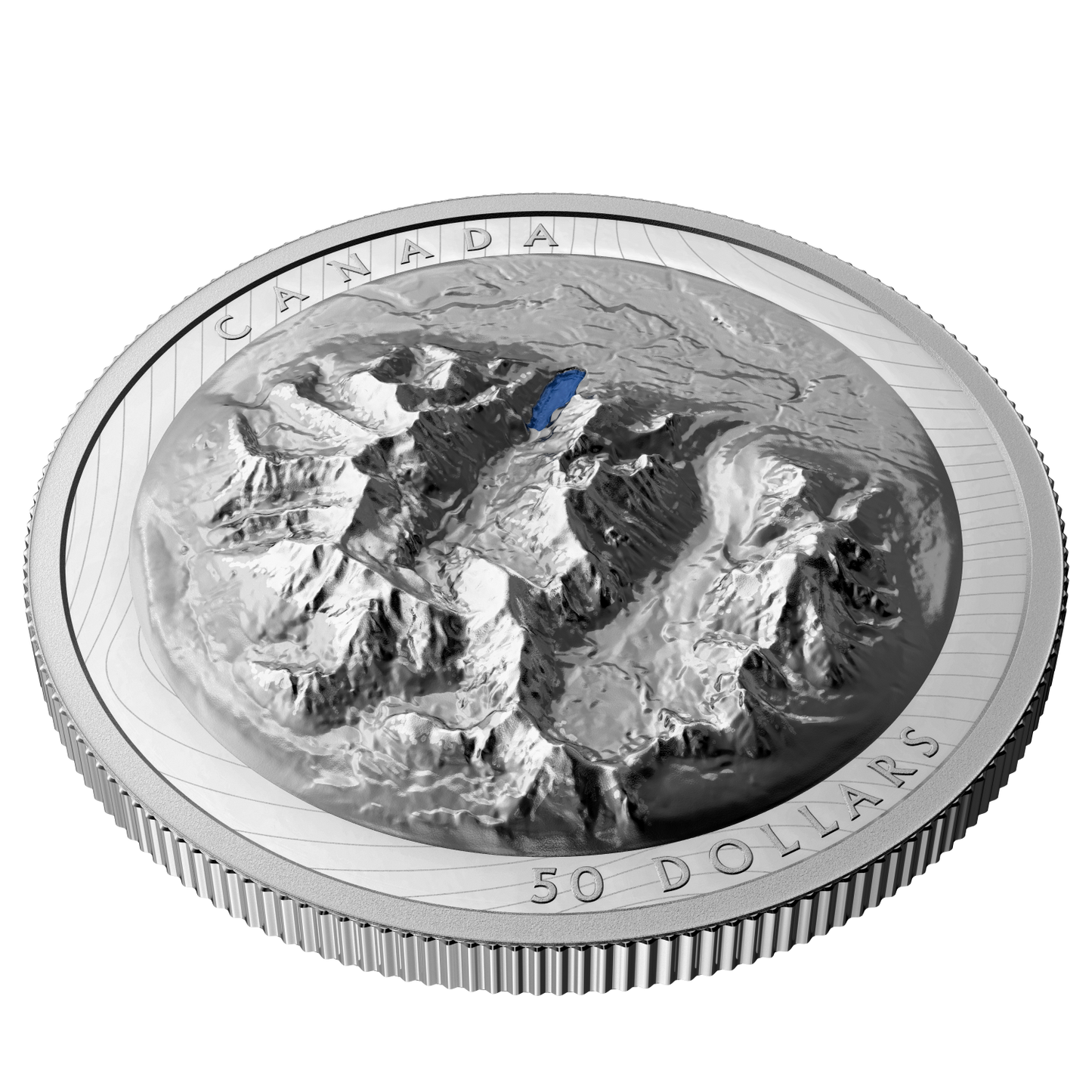2021 Canada $50 Lake Louise Extraordinarily High Relief Fine Silver (No Tax)