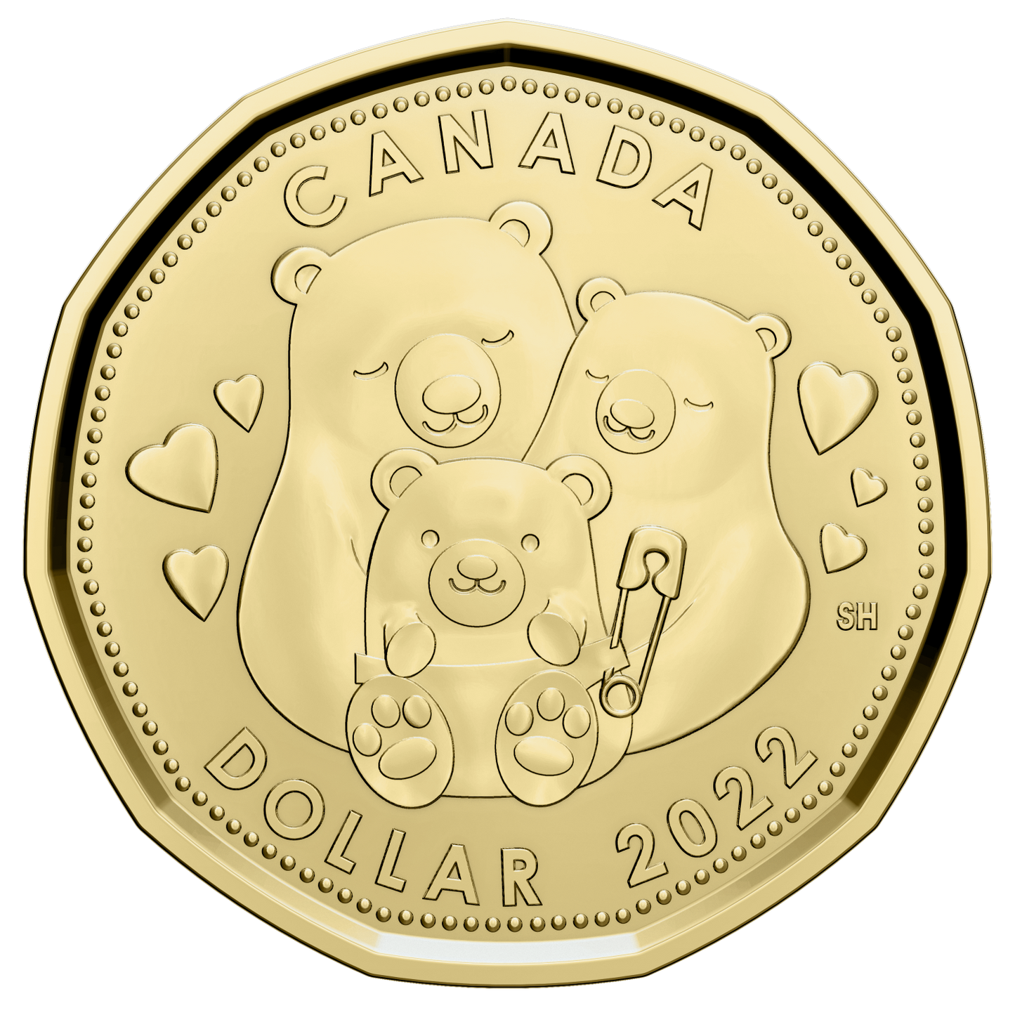 2022 Baby Canada Loon Dollar Brilliant Uncirculated (MS63)