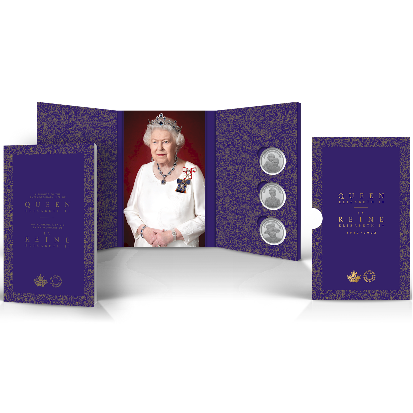 RDC 2022 Canada $20 A Tribute to an Extraordinary Life Fine Silver 3-coin Set (No Tax) scratched capsules