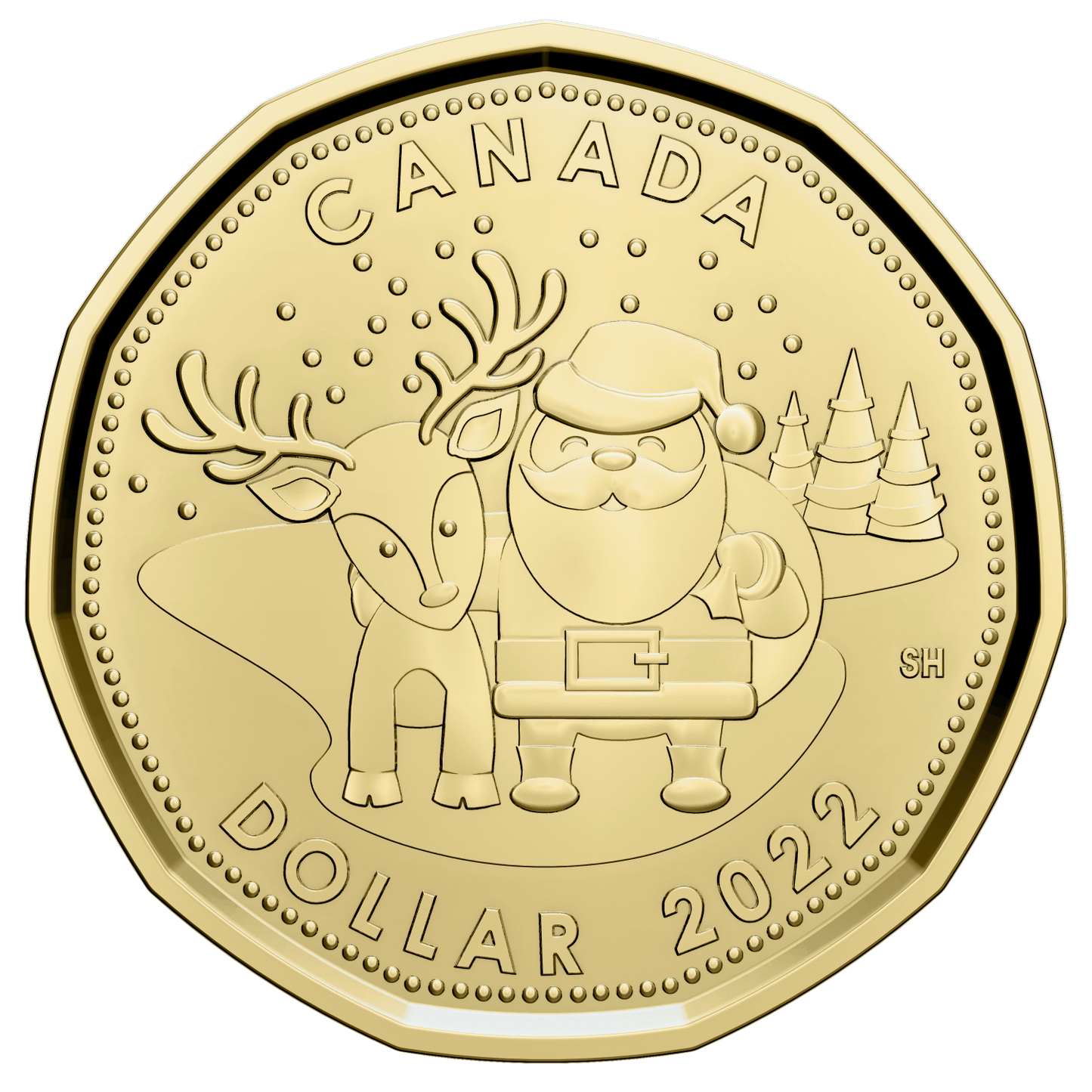 2022 Holiday Canada Loon Dollar Brilliant Uncirculated (MS63)