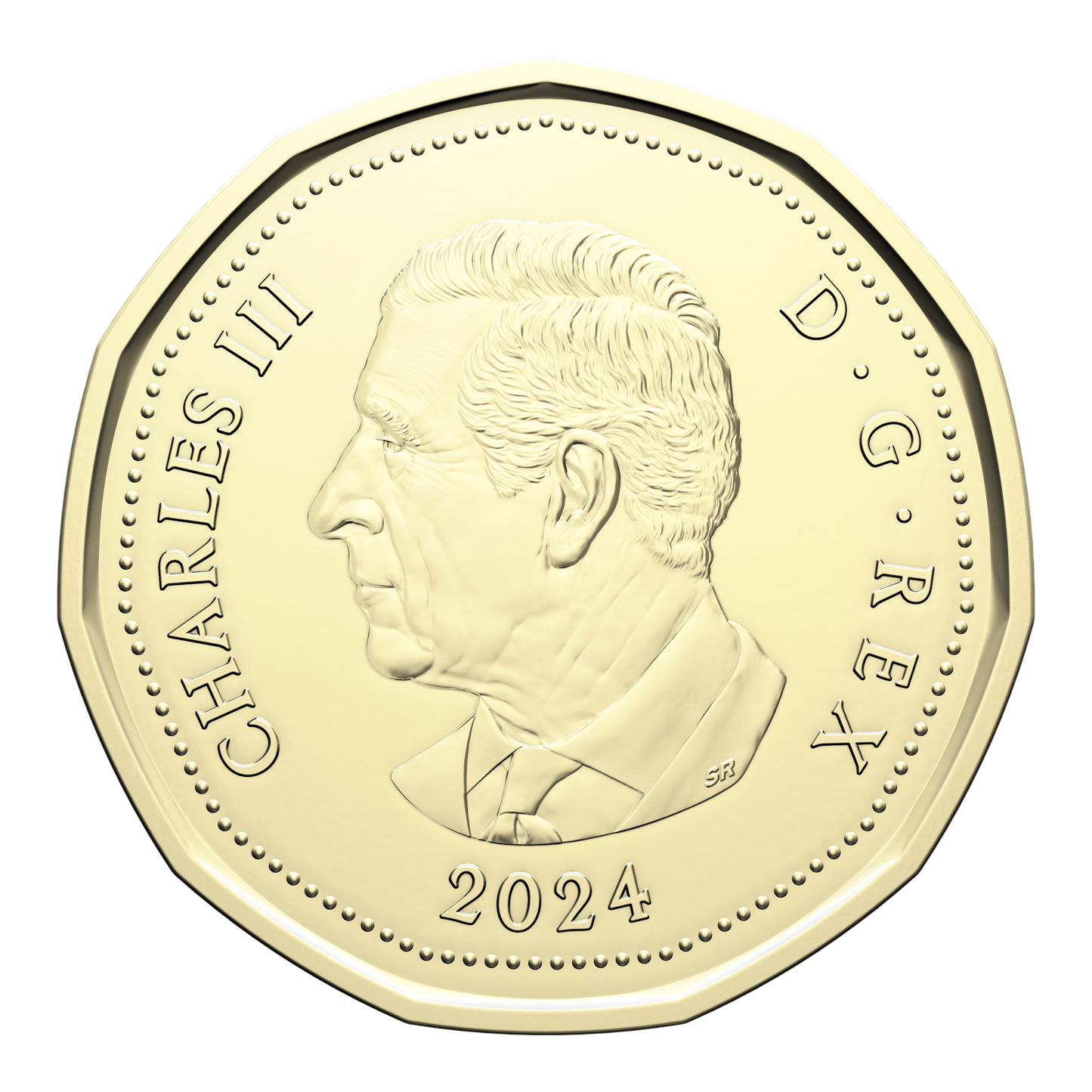 2024 Canada $1 UnColoured L.M. Montgomery Brilliant Uncirculated (MS63)