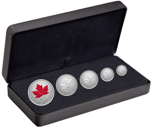 2025 60th Anniversary of the Canadian Flag Fine Silver Fractional Set (No Tax)