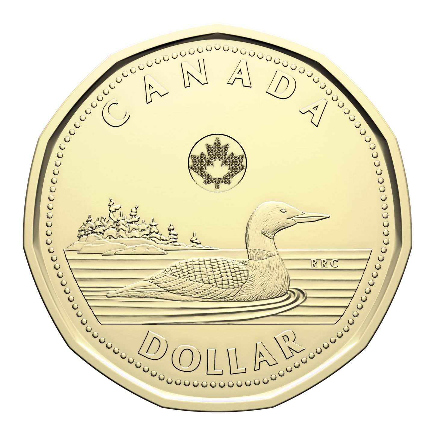 2025 Canada Loon Dollar Special Wrapped Roll of 25pcs