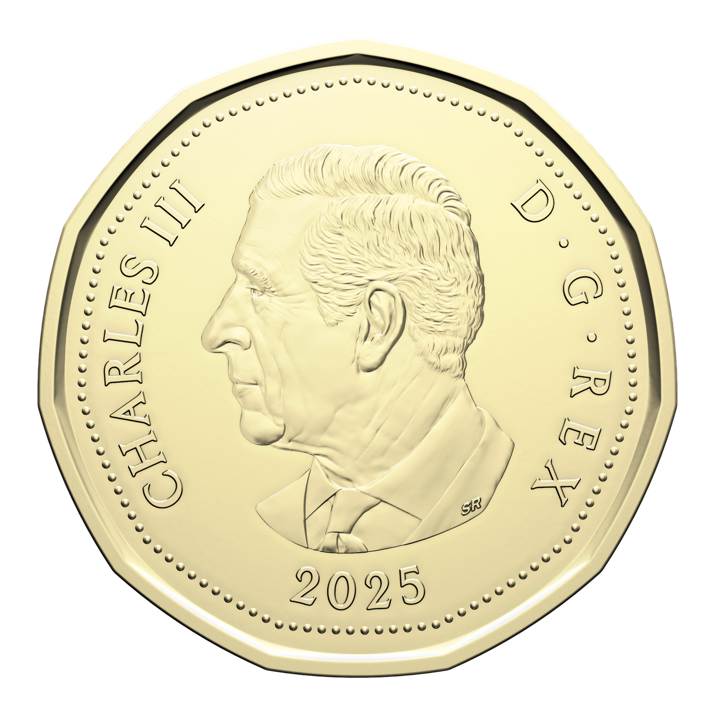 2025 Uncoloured 150th Anniversary of the Supreme Court of Canada $1 Special Wrap Roll of 25 pcs