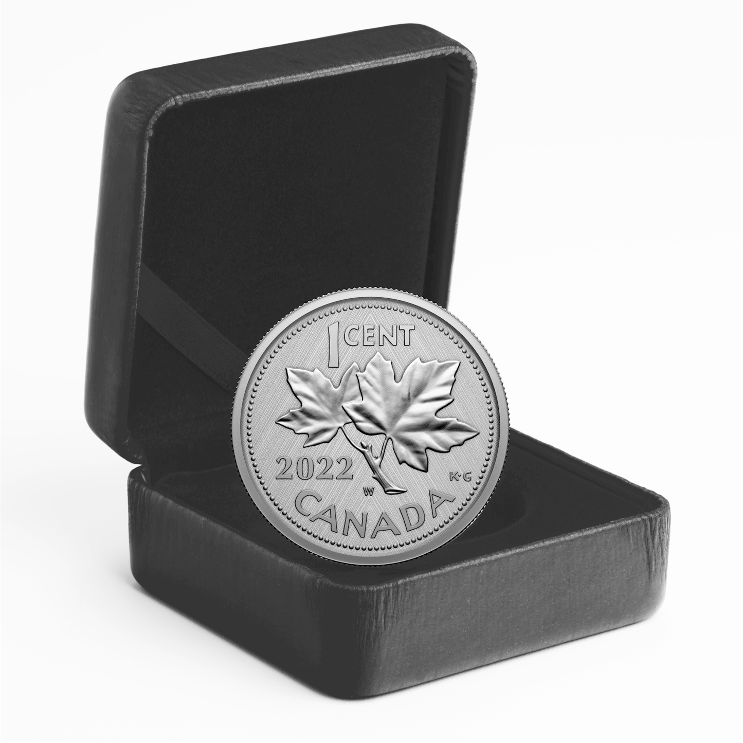 2022 Canada 1-cent Farewell to the Penny with W Mint Mark Fine Silver (No Tax)