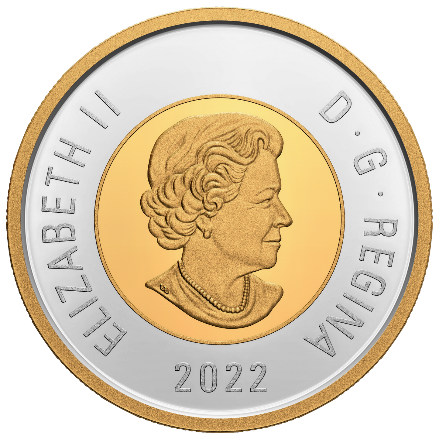 2022 Canada Two Dollar Gold Plated Silver Proof (No Tax)