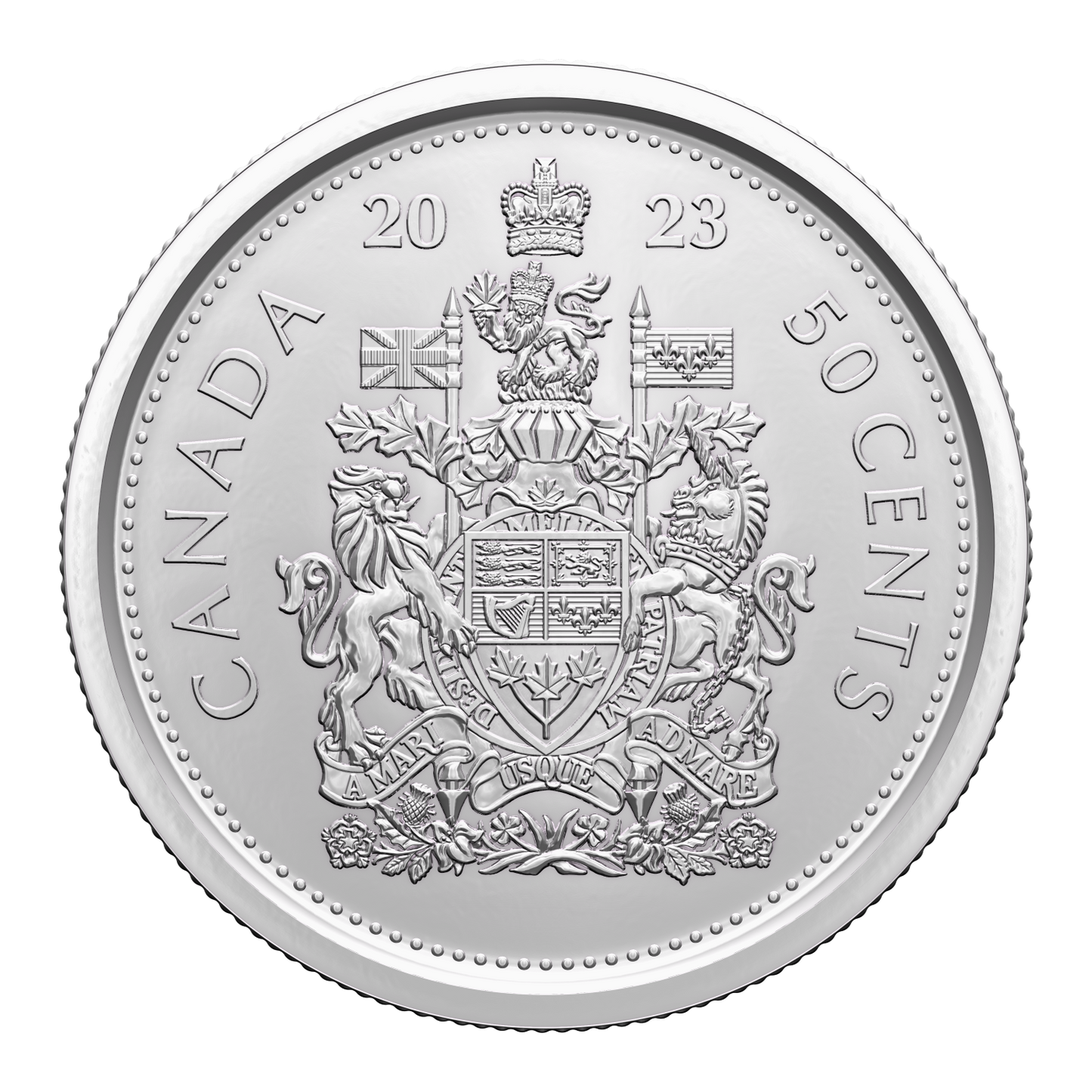 2023 Canada QEII Collector's Edition 50-cent Special Wrapped Roll of 25pcs