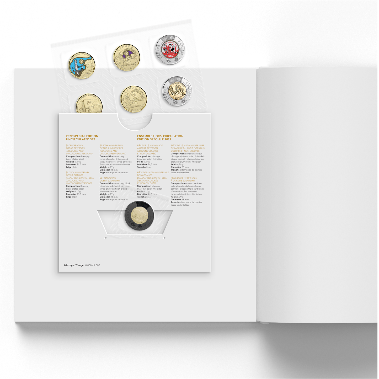 2022 Canada Annual Collection Book with Special Edition Uncirculated Set
