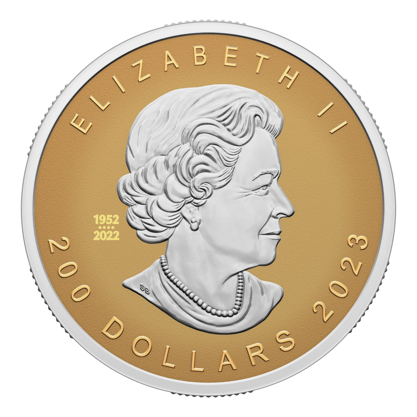 2023 Canada $200 Ultra-High Relief 1oz. Gold Maple Leaf (No Tax)
