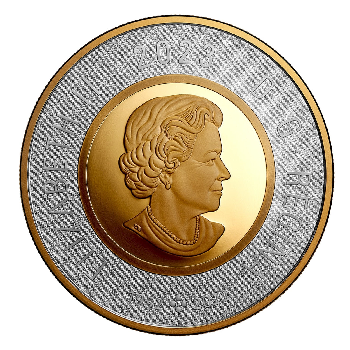 2023 Canada $2 Renewed Silver Toonie - Dance of the Spirits 2oz. Gold Plated Silver (No Tax)