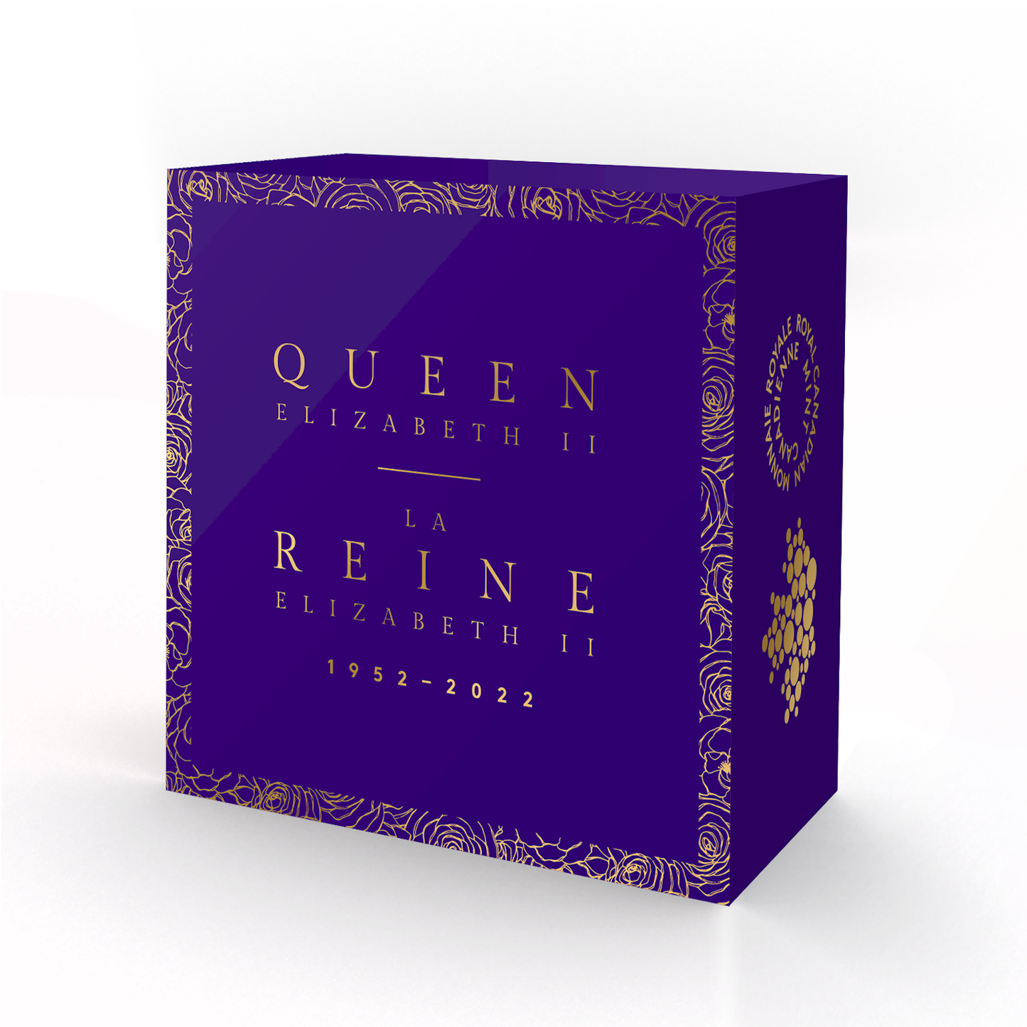 2022 Canada $20 Queen Elizabeth II's Royal Cypher Rhodium Plated Fine Silver (No Tax)