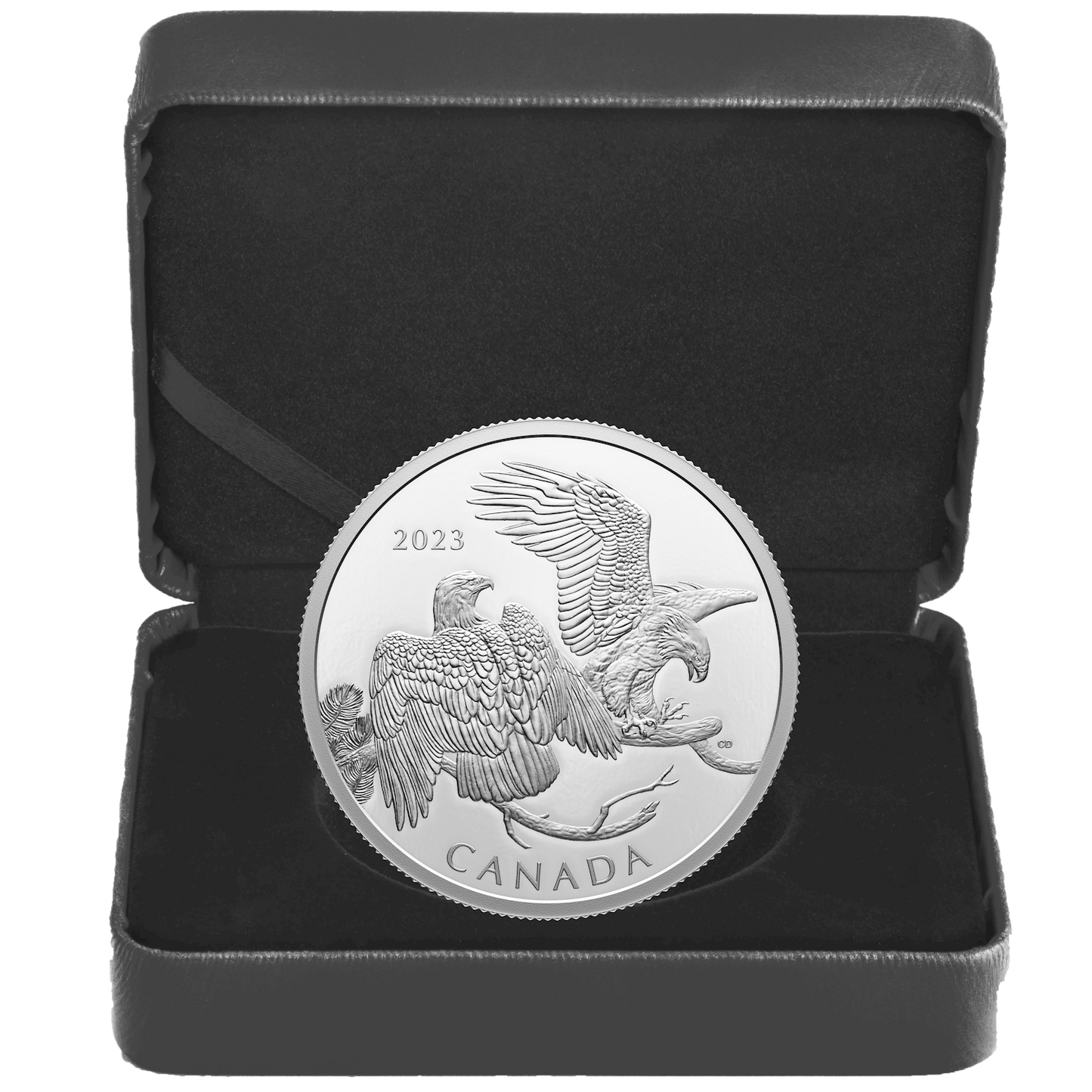 2023 Canada $30 The Striking Bald Eagle Fine Silver (No Tax)