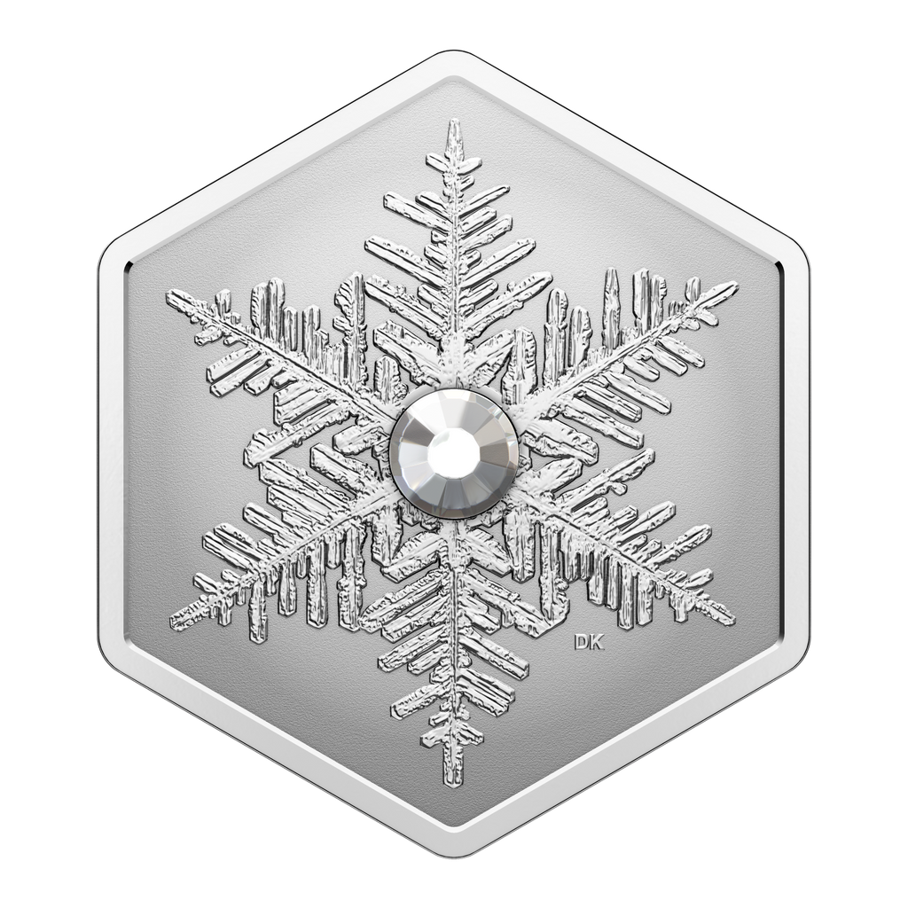 2023 Canada $20 Snowflake Hexagon Shaped Fine Silver (No Tax)