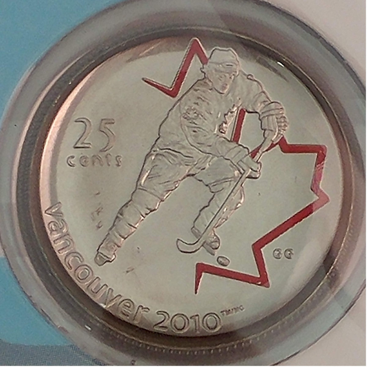 2007 Canada 25-cent Ice Hockey - Petro-Canada Vancouver Olympics Card