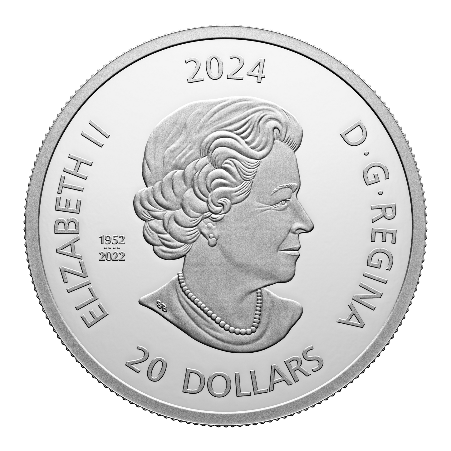 2024 Canada $20 Wildlife Reflections: Grizzly Bear Fine Silver (No Tax)