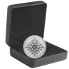 RDC 2024 Canada $20 Sapphire Jubilee Snowflake Brooch Fine Silver Coin (scratched sleeve)