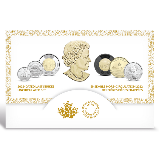 2022-Dated Last Strikes QEII Canada PL Uncirculated Set