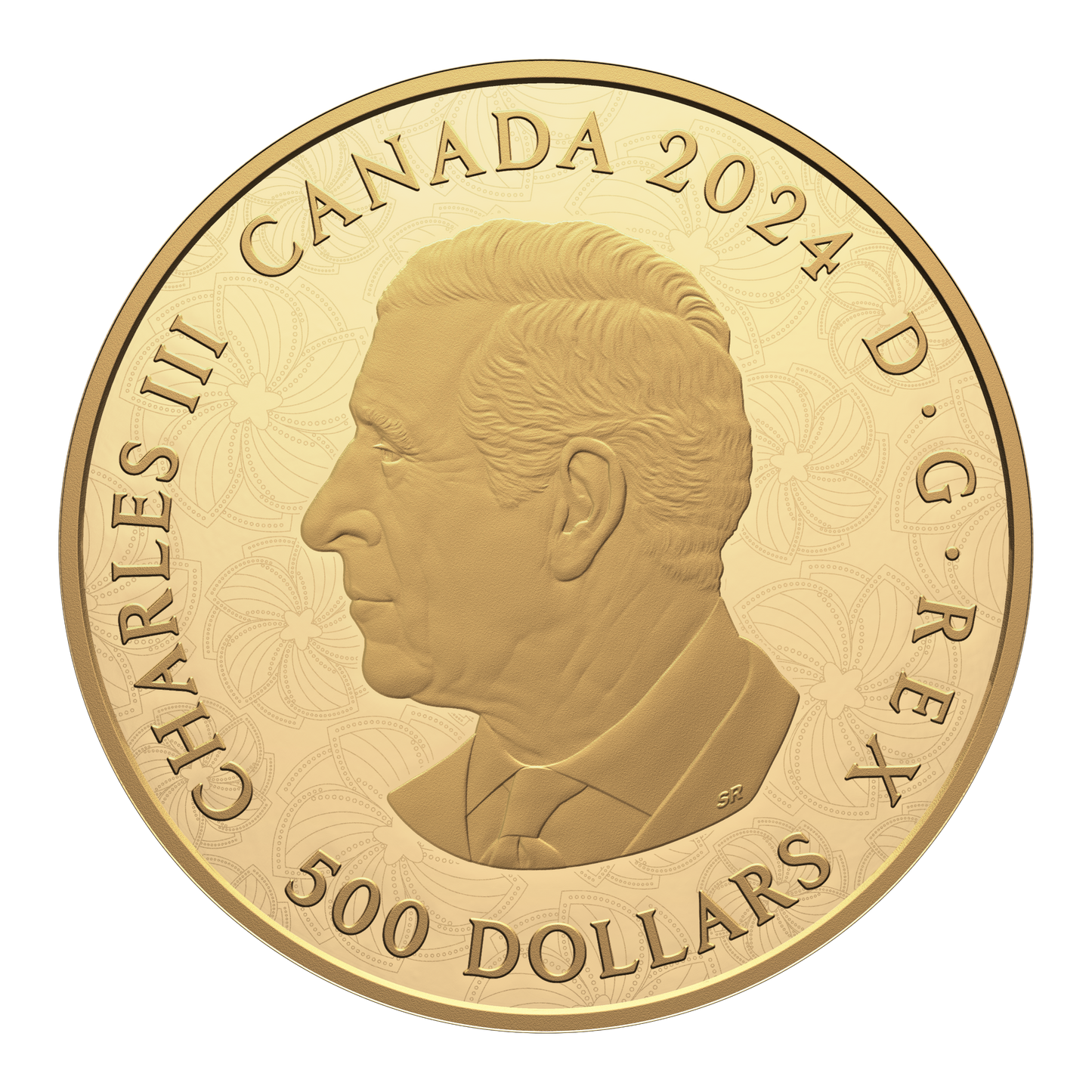 2024 Canada $500 Purely Brilliant 5oz Pure Gold Coin