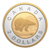 2025 Canada Two Dollar Gold Plated Silver Proof (No Tax)