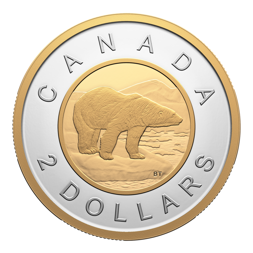 2025 Canada Two Dollar Gold Plated Silver Proof (No Tax)