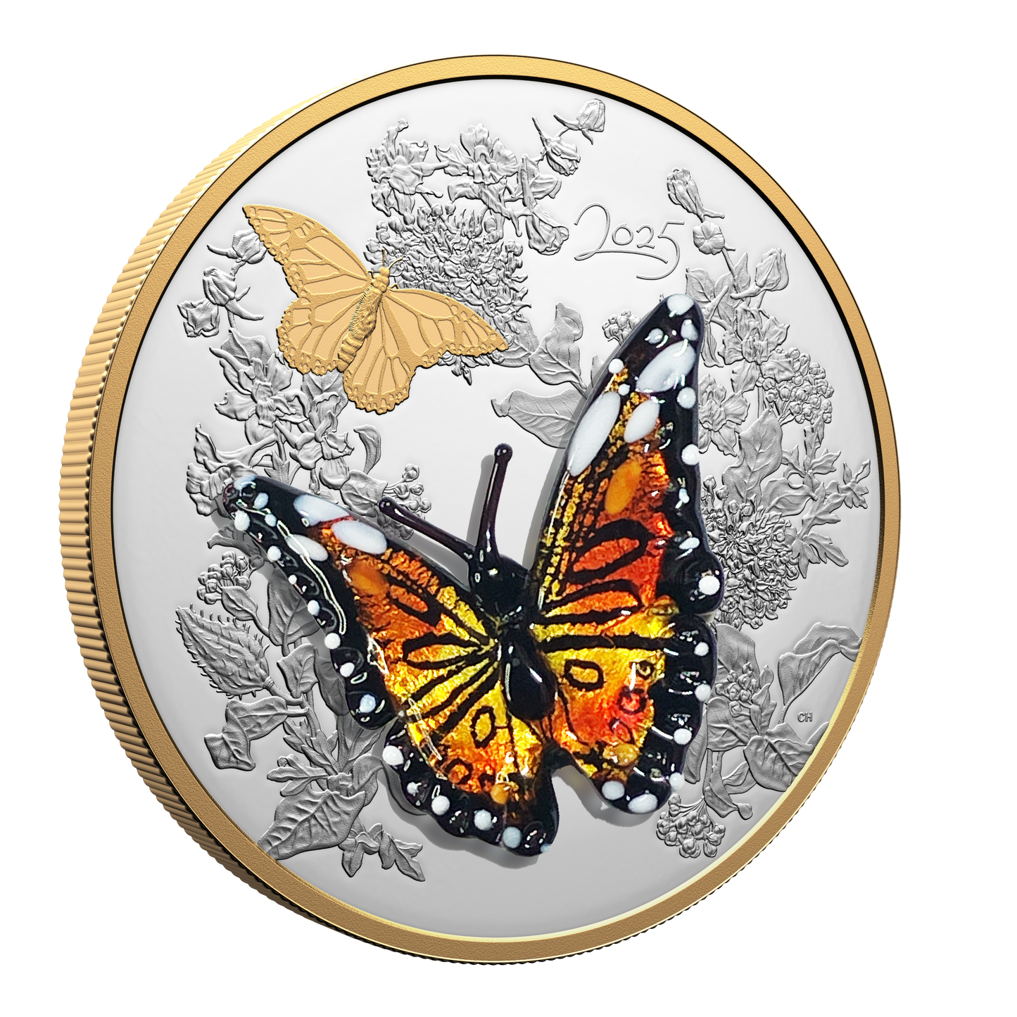 (Pre-Order) 2025 Canada $125 Murano Monarch Butterfly Fine Silver Coin