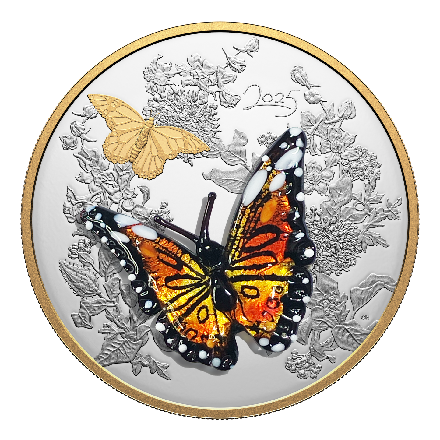 (Pre-Order) 2025 Canada $125 Murano Monarch Butterfly Fine Silver Coin