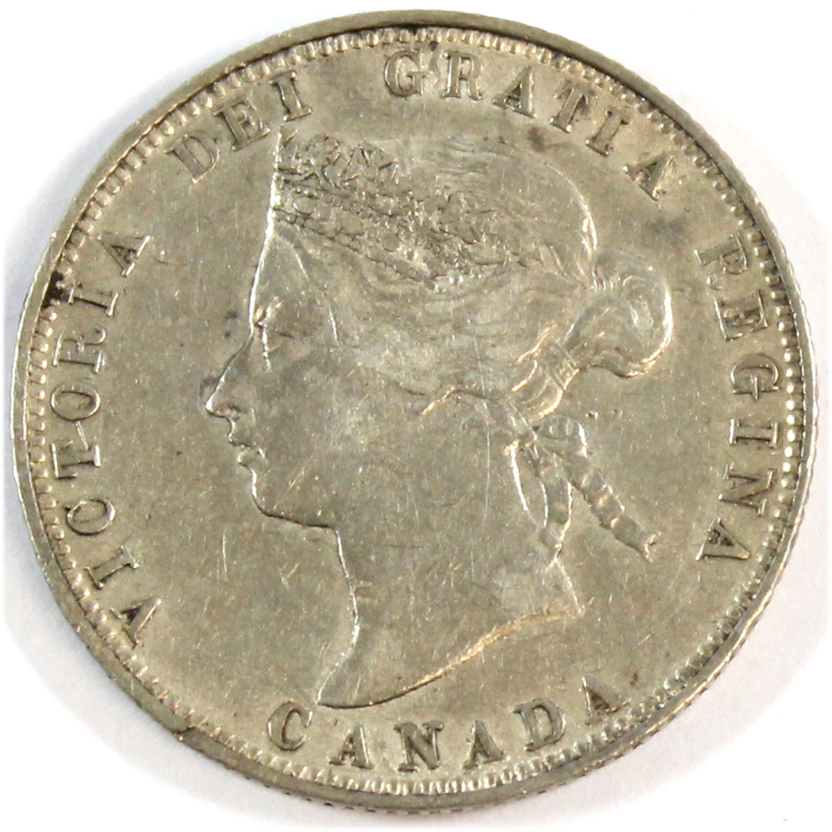 1872H Canada 25-cents VF-EF (VF30) $