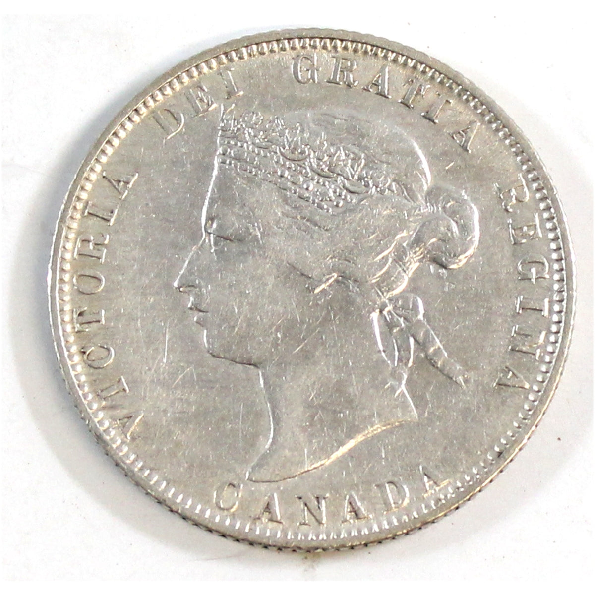 1874H Canada 25-cents VF-EF (VF30) $
