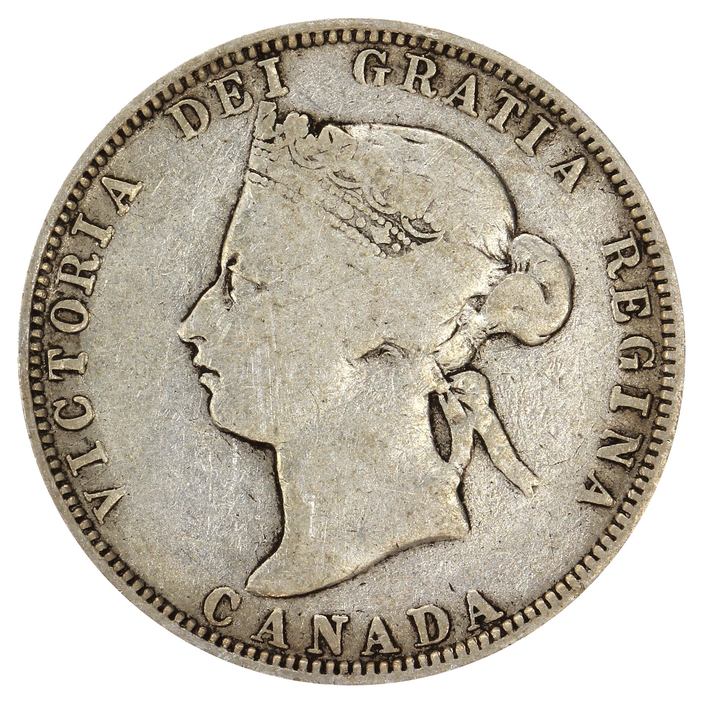1880H Narrow 0 Canada 25-cents Good (G4)