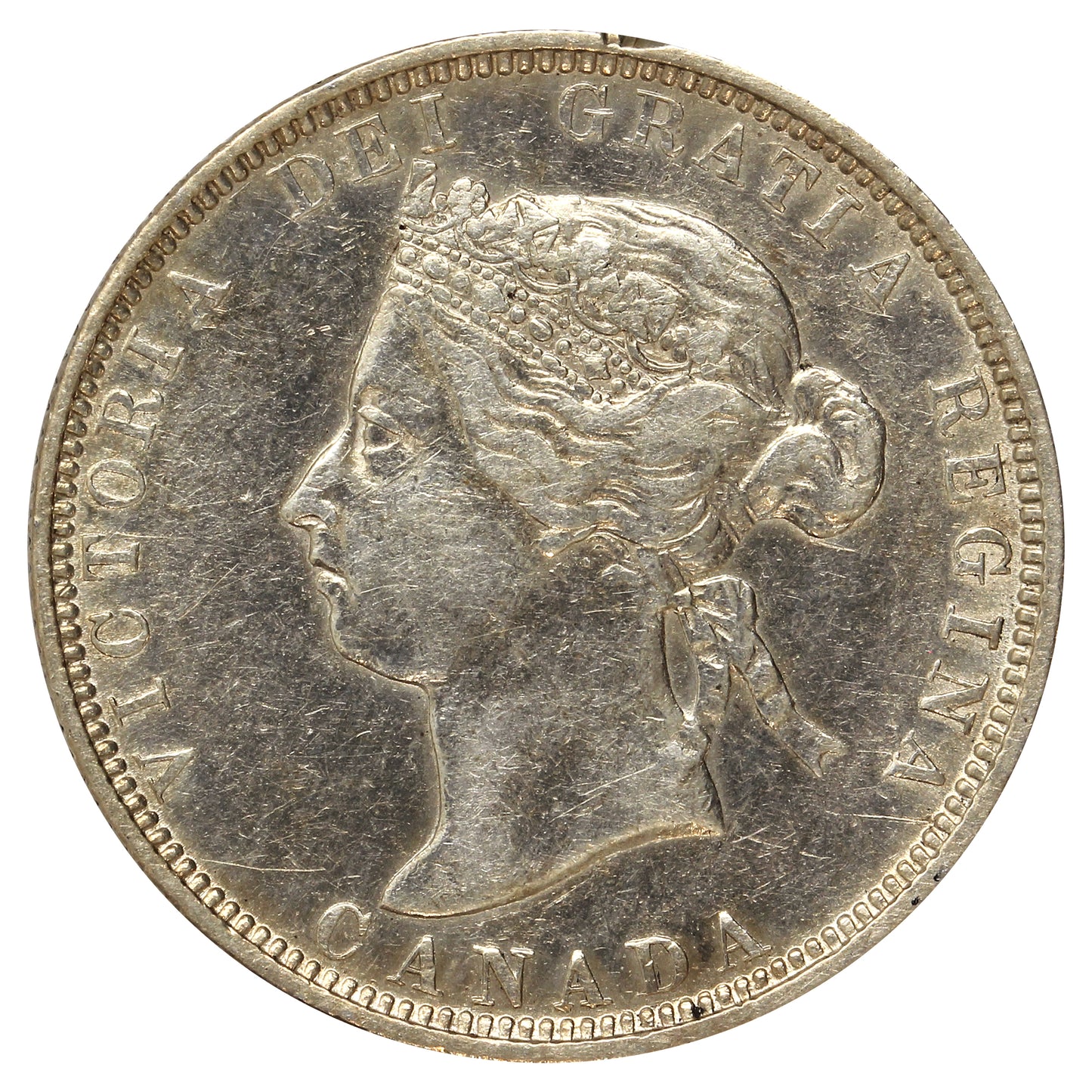 1883H Canada 25-cents Extra Fine (EF40) $