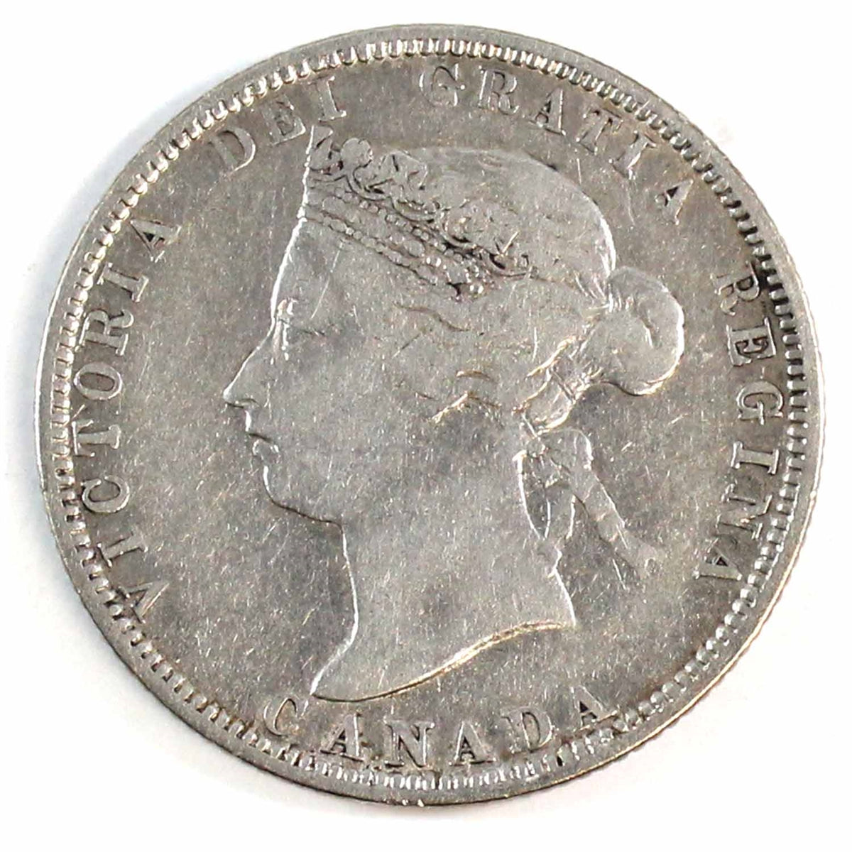1883H Canada 25-cents Very Fine (VF20) $