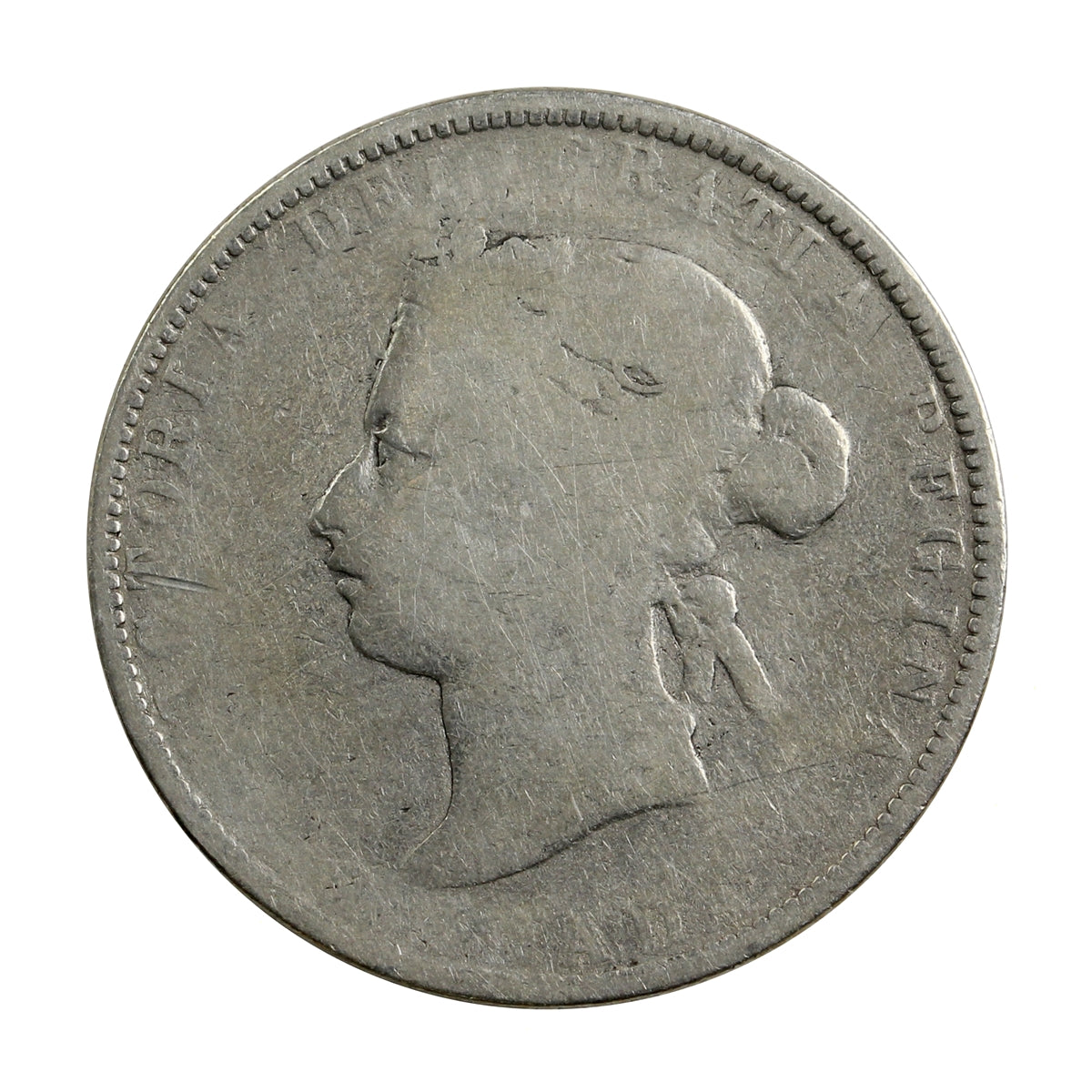 1885 Curved Top 5 Canada 25-cents Good (G4) $