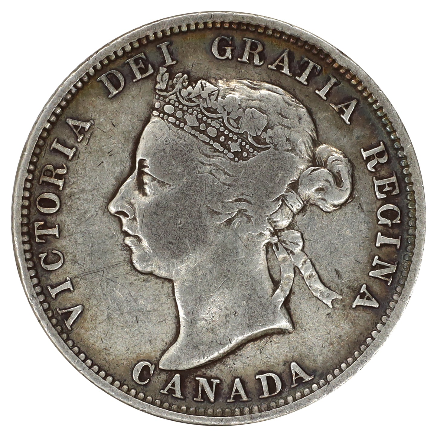 1890H Canada 25-cents F-VF (F15) $