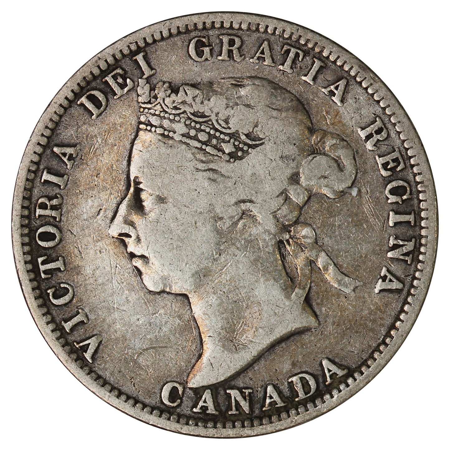 1890H Canada 25-cents VG-F (VG10) $