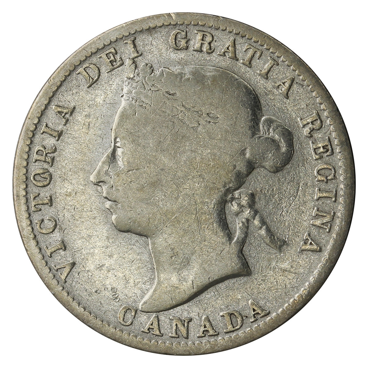 1891 Canada 25-cents G-VG (G6) $