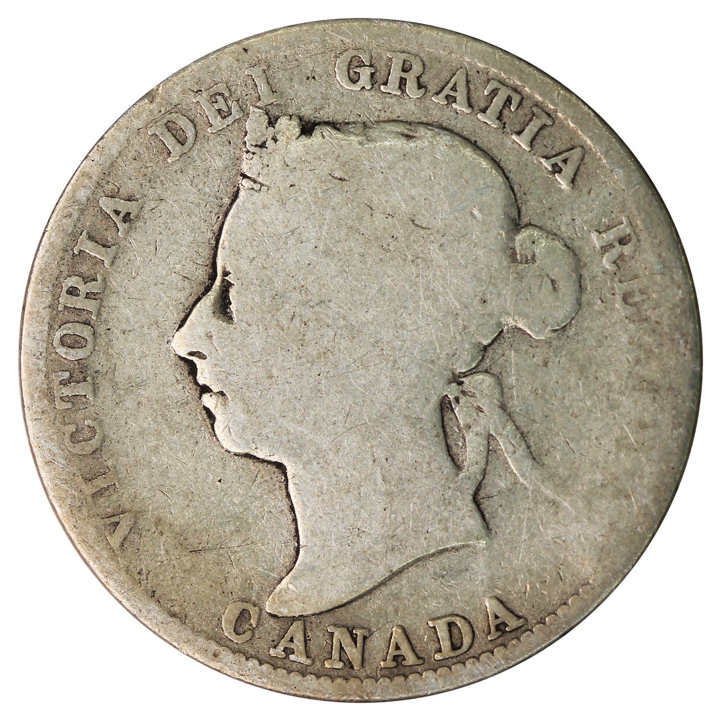 1892 Canada 25-cents About Good (AG3)
