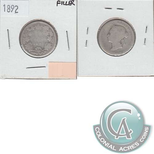 1892 Canada 25-cents Filler