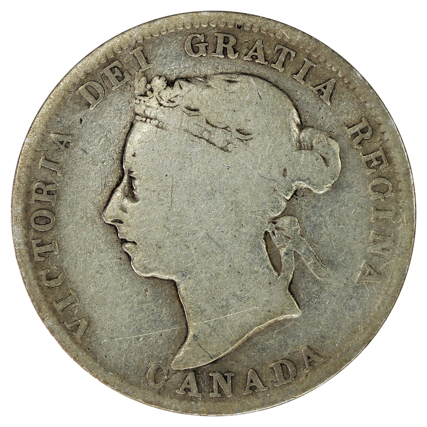 1892 Canada 25-cents G-VG (G6)