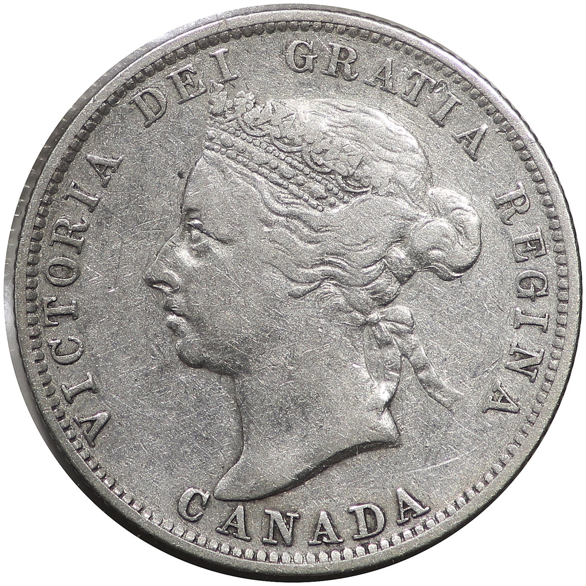 1892 Canada 25-cents Very Fine (VF-20) $