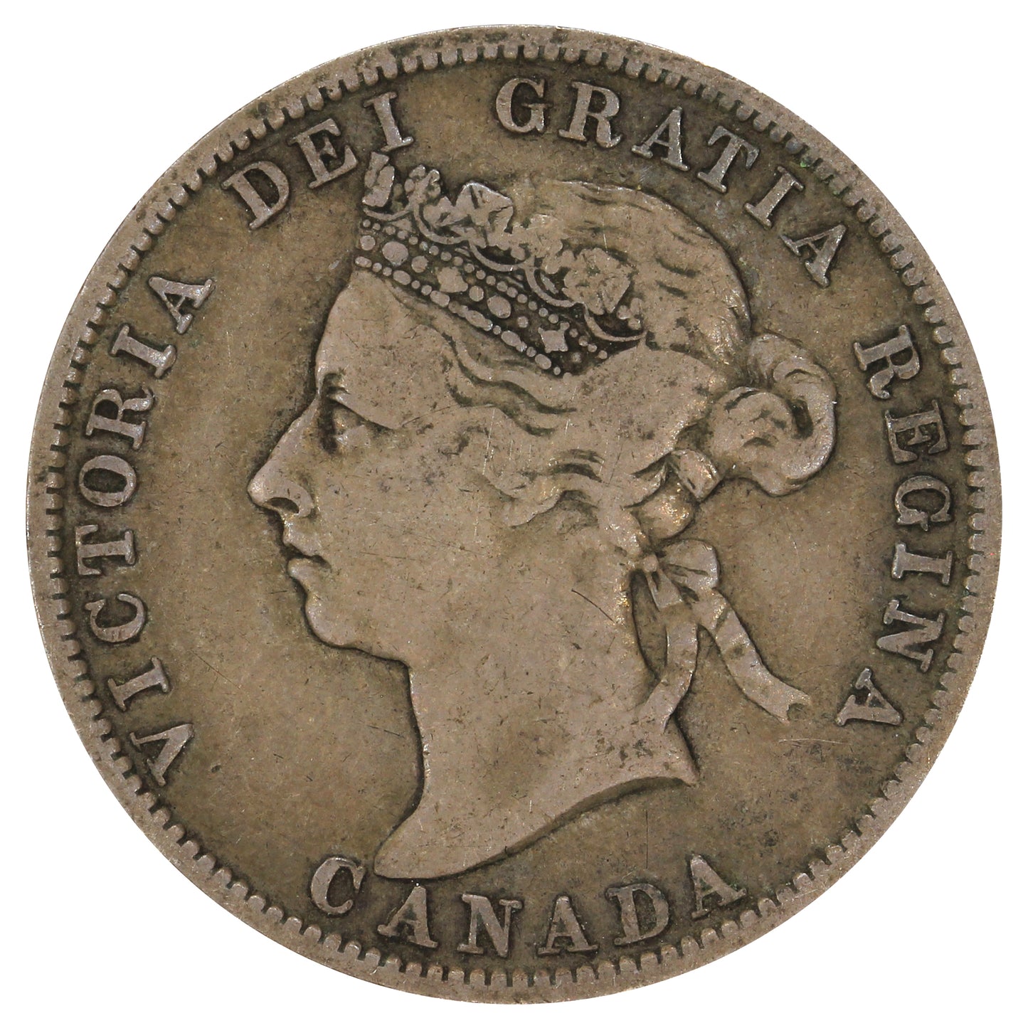 1893 Canada 25-cents F-VF (F15) $