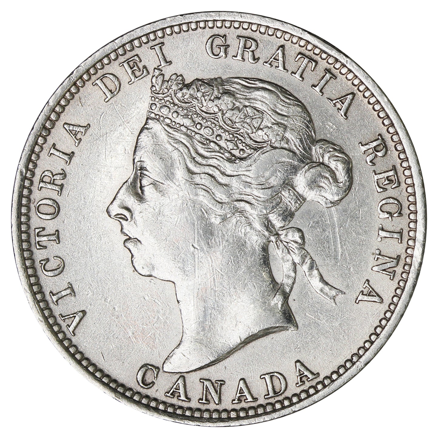 1899 Canada 25-cents EF-AU (EF-45) $